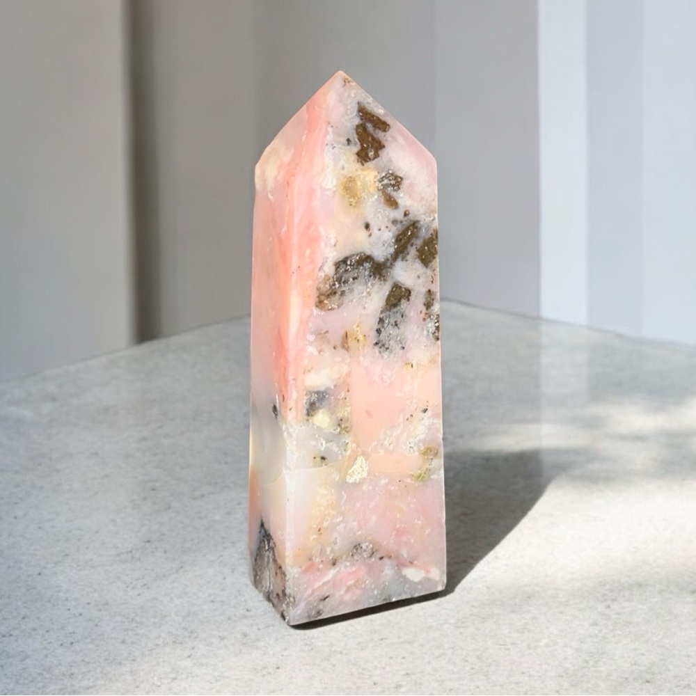 Pink opal tower